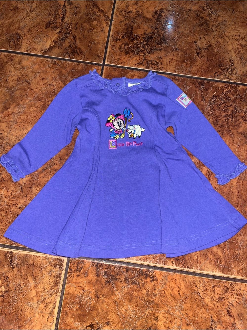 Vintage Minnie Mouse Purple Dress